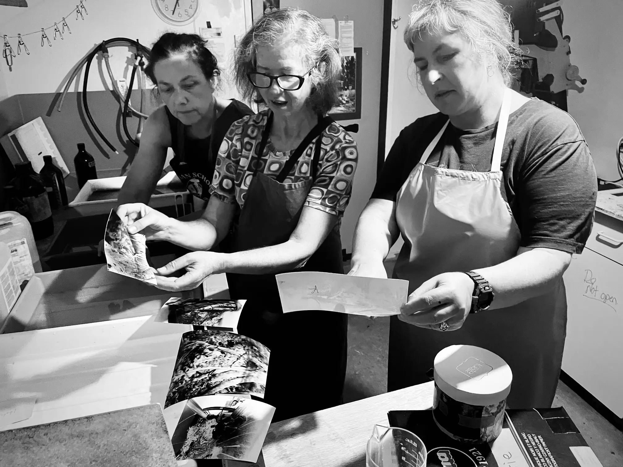 Pinhole workshop in progress